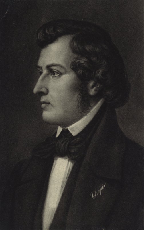Frederic Chopin , polský skladatel a pianista (1810-1849) od Polish School