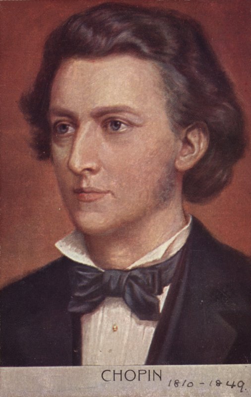 Frederic Chopin , polský skladatel a pianista (1810-1849) od Polish School
