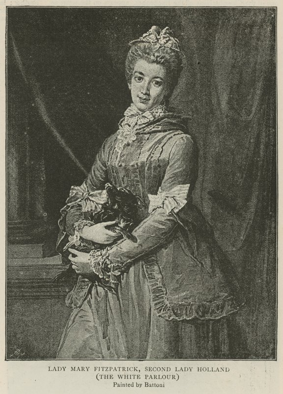 Lady Mary Fitzpatrick, druhá dáma Holland od Pompeo Girolamo Batoni