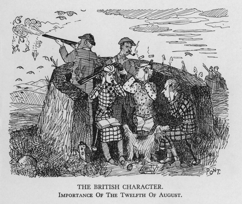 Britský charakter; Význam dvanáctého srpna (litho) od Pont