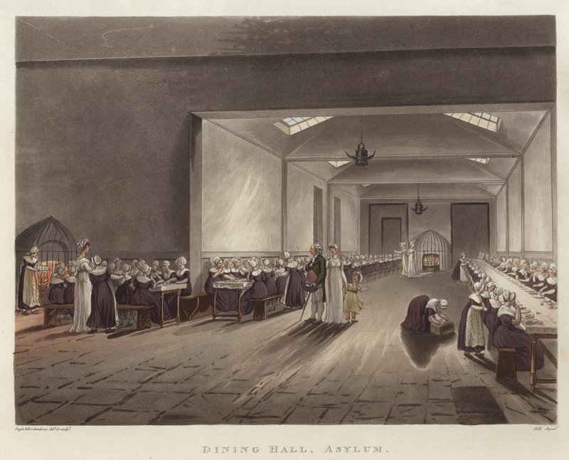 Jídelna od Pugin and Rowlandson