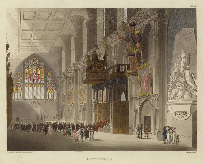 Radnice od Pugin and Rowlandson