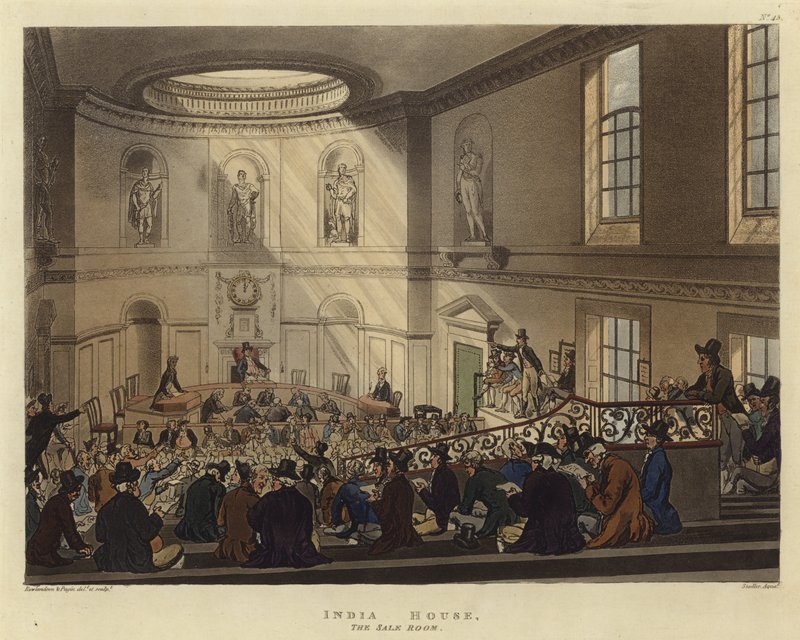Dům Indie od Pugin and Rowlandson