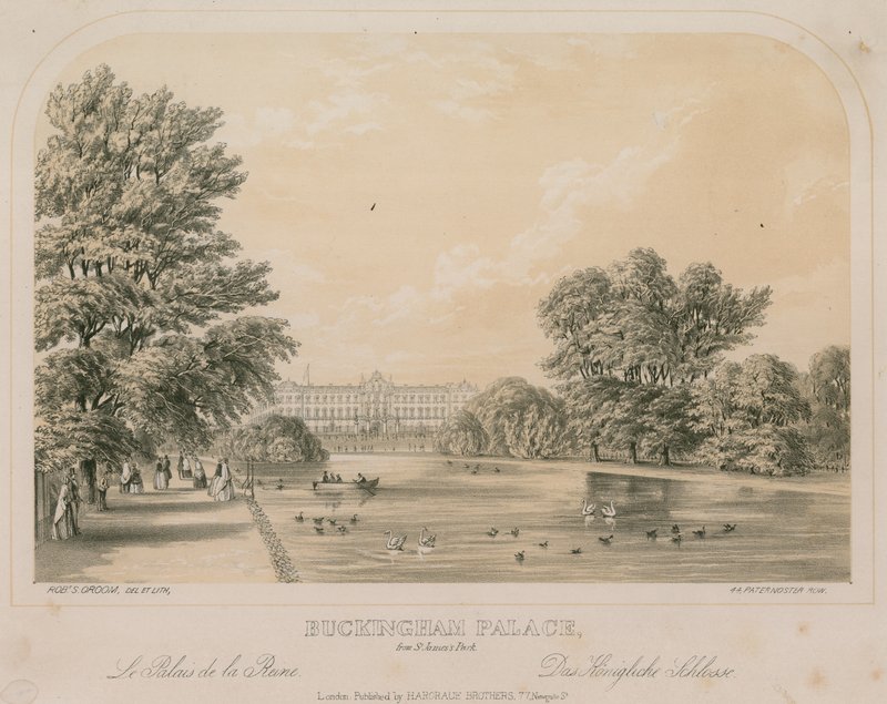 Buckinghamský palác od St James