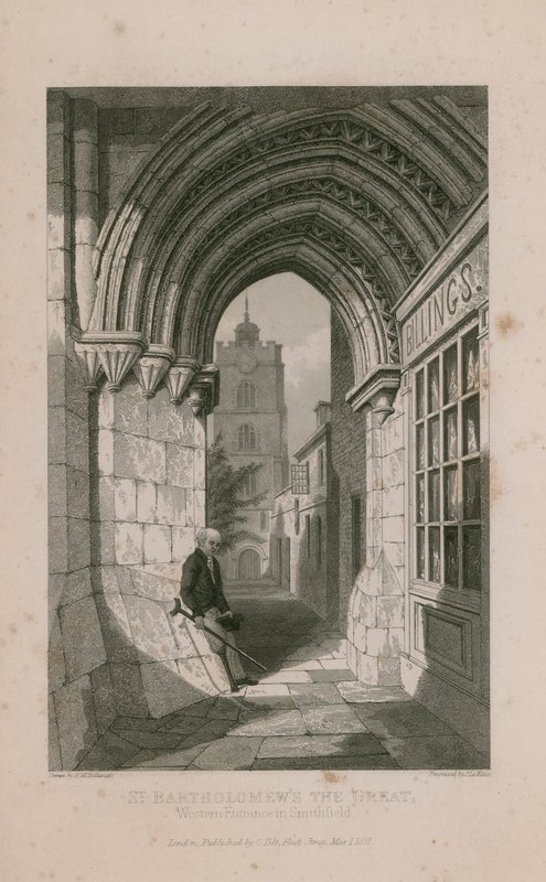 Převorství svatého Bartoloměje, Smithfield od R. W. Billings