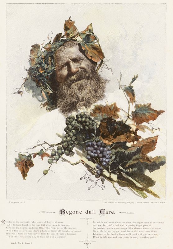Begone tull Care (barevná litografie) od Raffaele Armenise