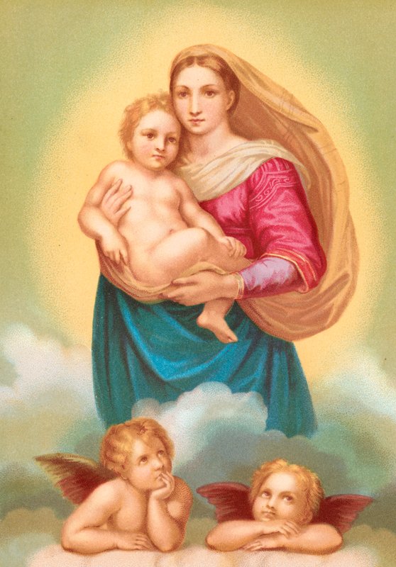 Sixtinská Madona od Raffaello Sanzio Raphael
