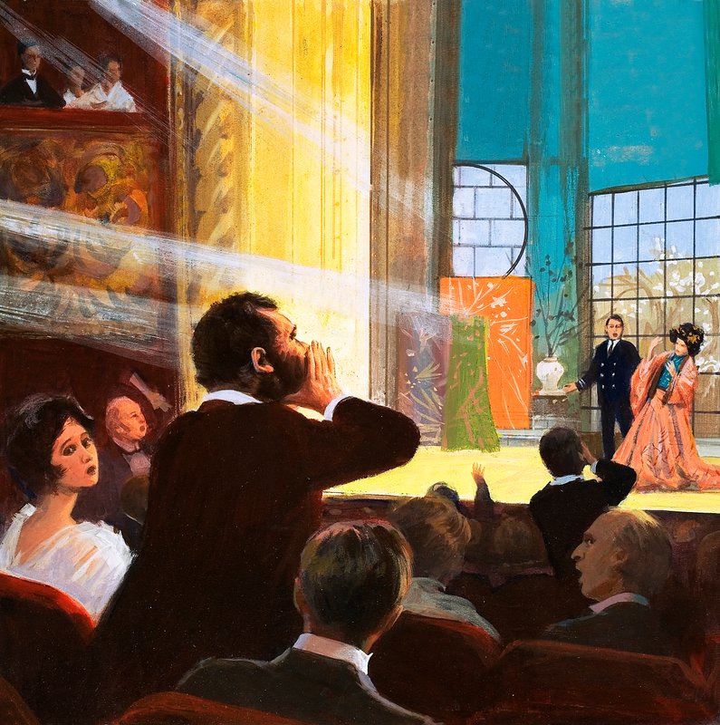 První představení Madame Butterfly od Ralph Bruce