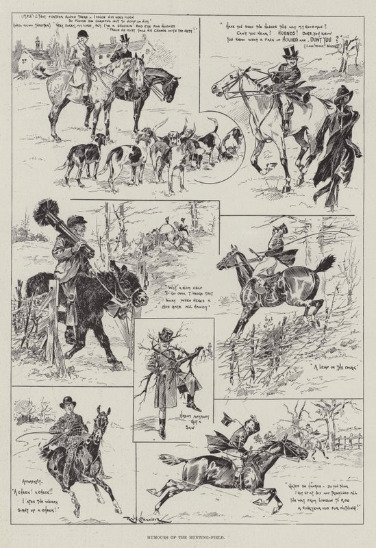 Humours of the Hunt-field od Ralph Cleaver
