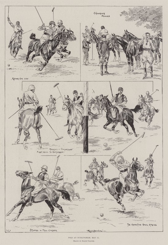 Pólo v Hurlinghamu, 11. května od Ralph Cleaver