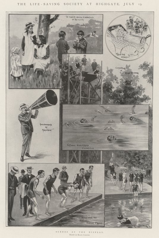Life-Saving Society v Highgate, 13. července od Ralph Cleaver