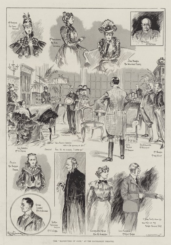 Manévry Jane v divadle Haymarket od Ralph Cleaver