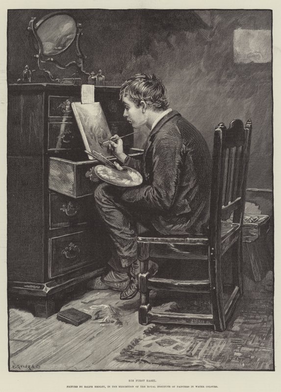 Jeho první stojan od Ralph Hedley