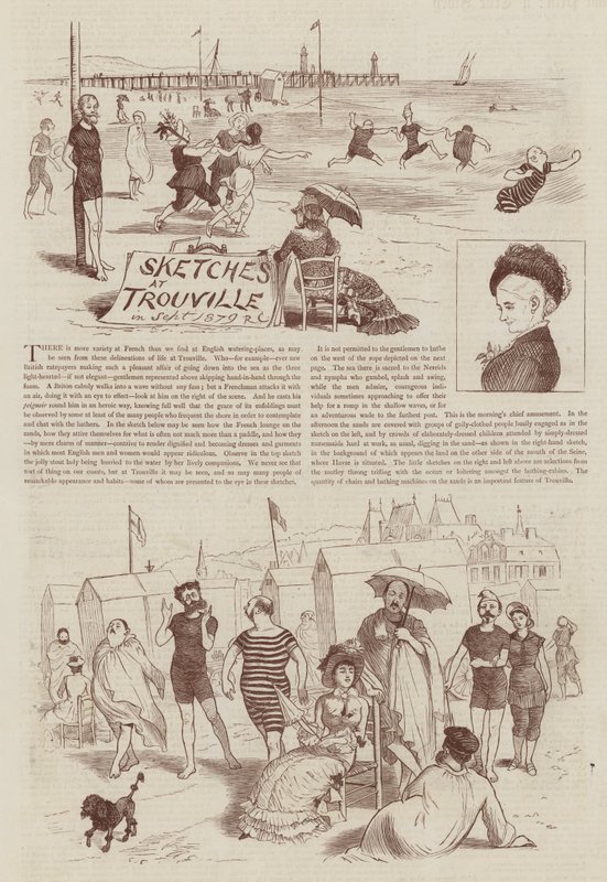 Skici v Trouville od Randolph Caldecott