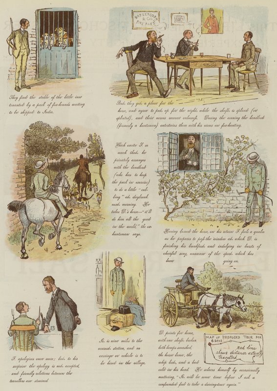 Podivná dobrodružství psího vozíku od Randolph Caldecott