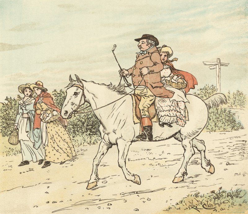 Farmář šel klusat na své šedé klisně od Randolph Caldecott