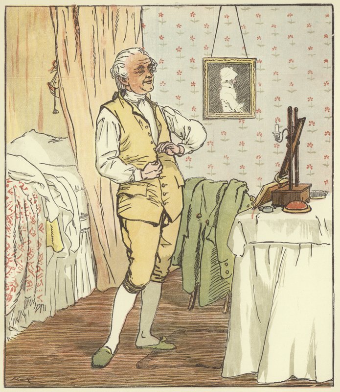 Elegie o smrti šíleného psa od Randolph Caldecott