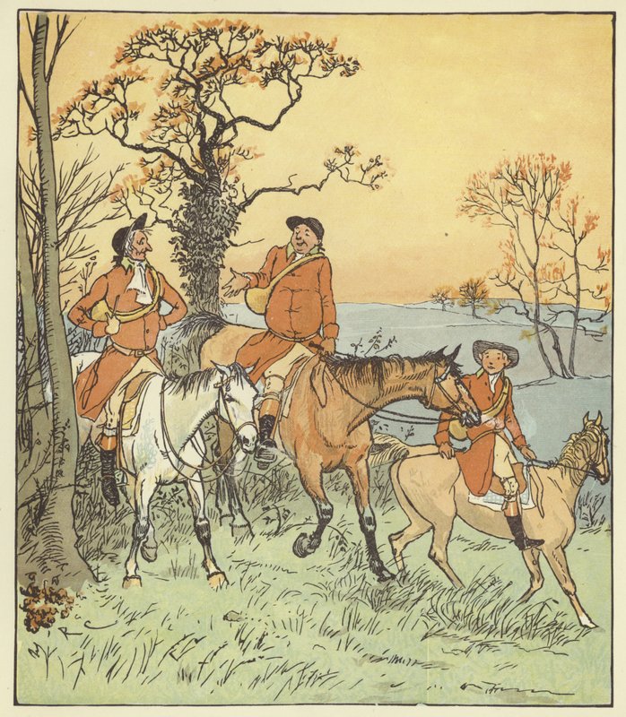 Tři veselí lovci od Randolph Caldecott