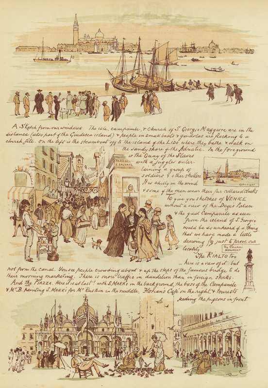 Našim přátelům, kteří nikdy nebyli v Benátkách (chromolitho) od Randolph Caldecott