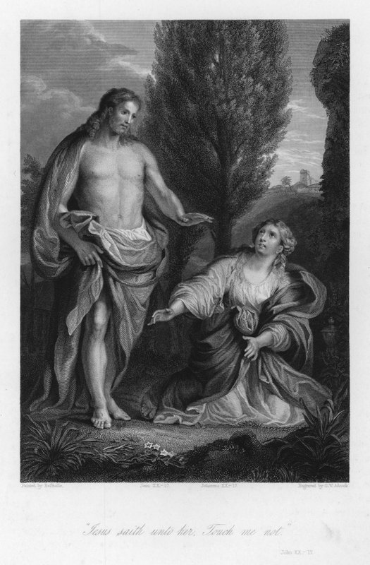 "Nedotýkej se mě," John XX od after Raphael