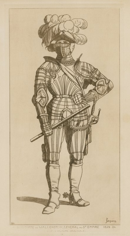 Albert hrabě z Valdštejna a generál Svaté říše, 1629-34 od Raphael Jacquemin