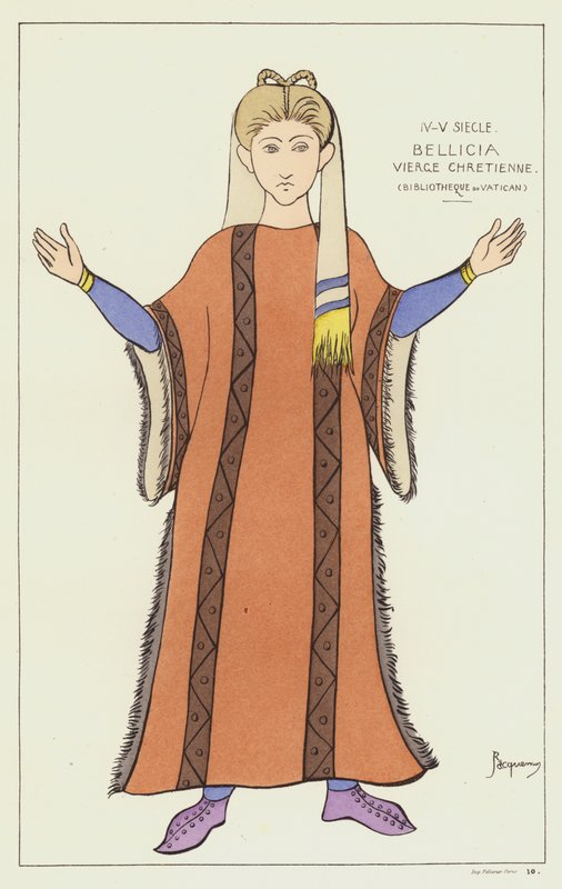 Bellicia, křesťanská panna od Raphael Jacquemin