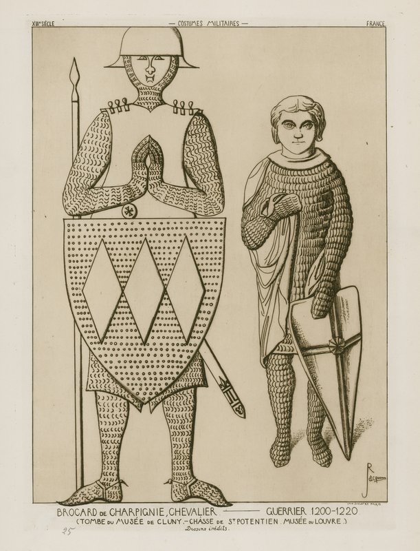 Brocard of Charpignie, rytíř - voják, 1200-1220 od Raphael Jacquemin