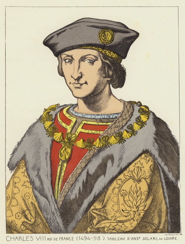 francouzský král Karel VIII od Raphael Jacquemin