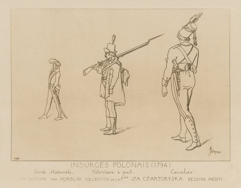 Polští povstalci, 1794 od Raphael Jacquemin