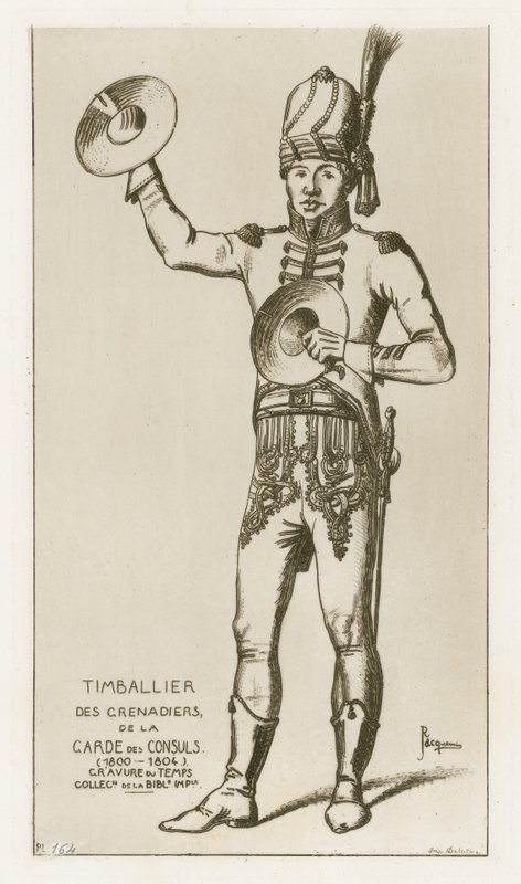 Timbalier granátníků konzulské gardy (1800-1804) od Raphael Jacquemin