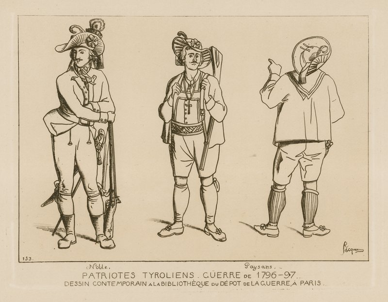 Tyrolští vlastenci, válka 1796-1797 od Raphael Jacquemin