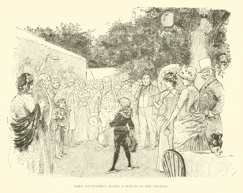 Ilustrace k filmu Malý lord Fauntleroy od Reginald Bathurst Birch