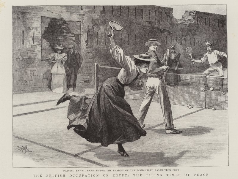 Britská okupace Egypta v době míru (rytina) od Reginald Thomas Cleaver