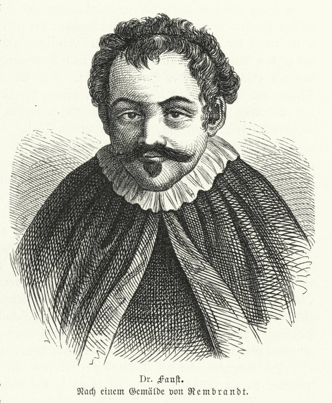doktor Faust od Rembrandt van Rijn