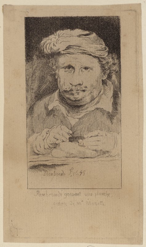 Rembrandt 1645 autoportrét ve sbírce Mariette od Rembrandt van Rijn