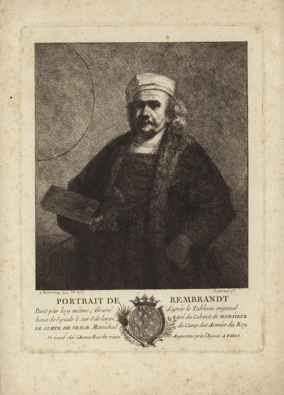 Rembrandt, Autoportrét nizozemského malíře a rytce od Rembrandt van Rijn