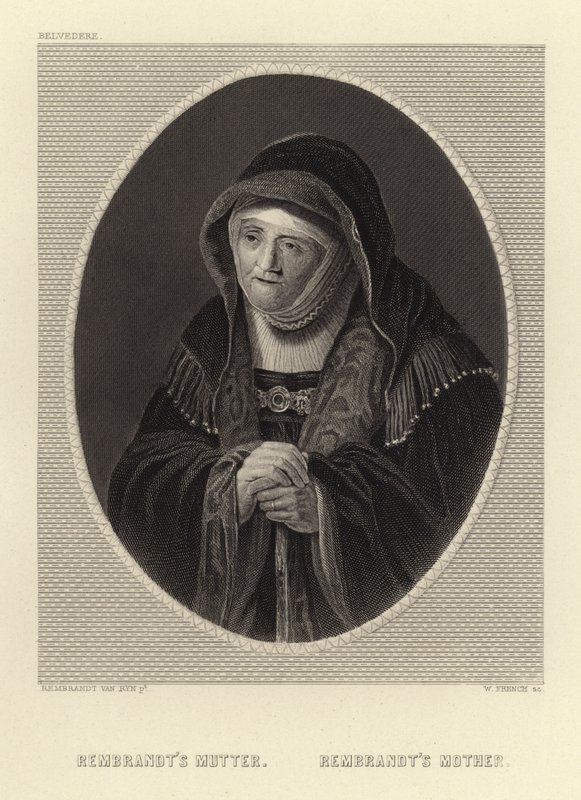Rembrandtova matka od Rembrandt van Rijn