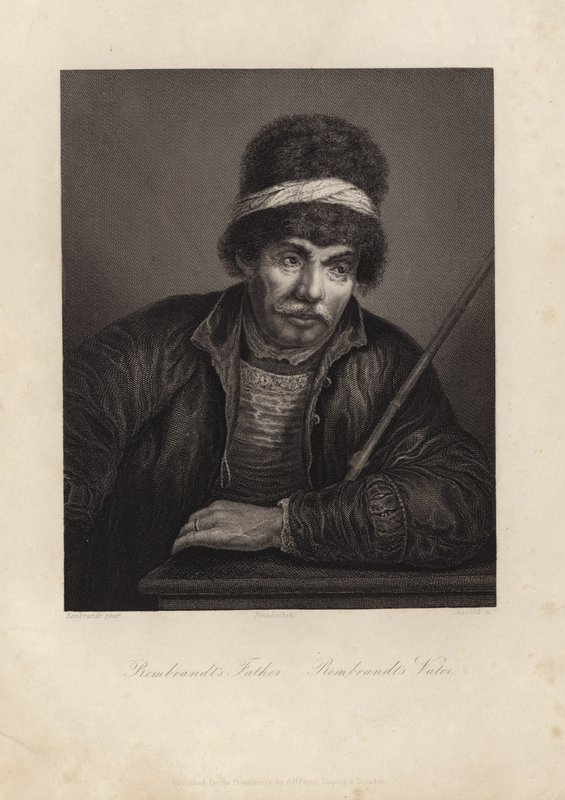 Rembrandtův otec od Rembrandt van Rijn