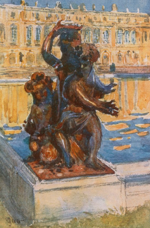Bronzová skupina na Parterre d