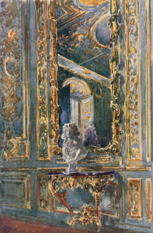 Přijímací pokoj madame Adelaide, Versailles od Rene Binet