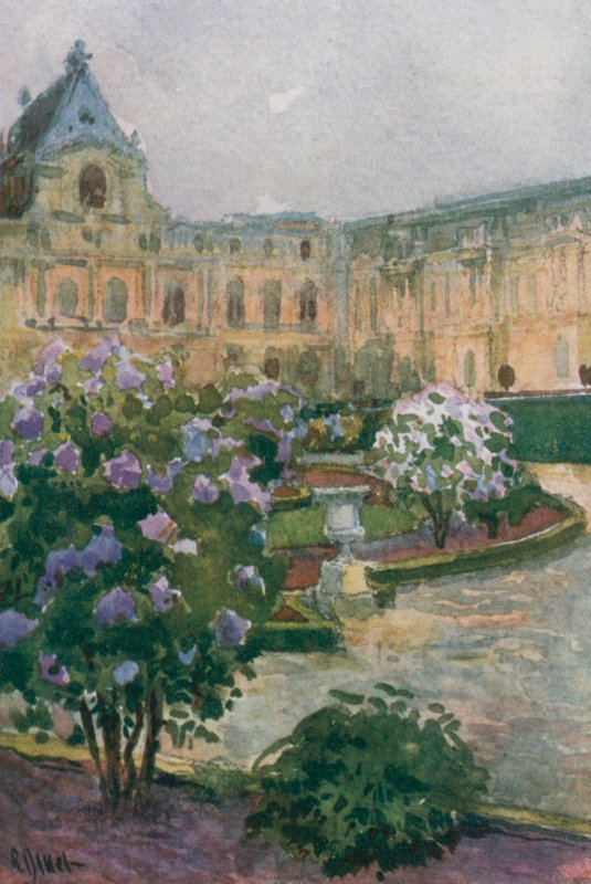 Severní parter a kaple, Versailles od Rene Binet