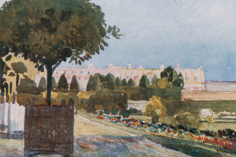 Parter z Latony, Versailles od Rene Binet