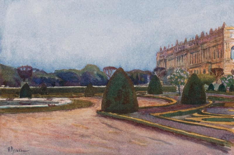Jižní Parter, Versailles od Rene Binet