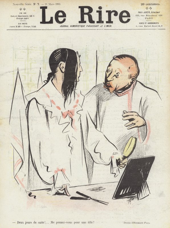 Ilustrace pro Le Rire od Rene George Hermann Paul