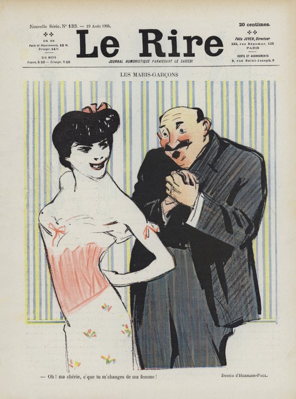 Ilustrace pro Le Rire od Rene George Hermann Paul