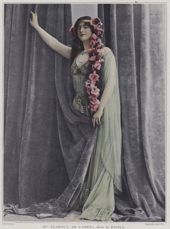 Marianne Flahaut v roli Dalily (barevné foto) od Reutlinger Studio