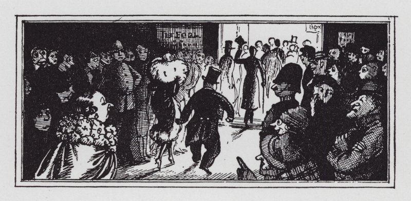 První noci (litho) od Rex (after) Whistler