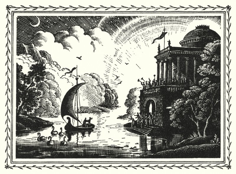 Hans Christian Andersen: Ole Luckoie, nebo pracháč (litho) od Rex (after) Whistler