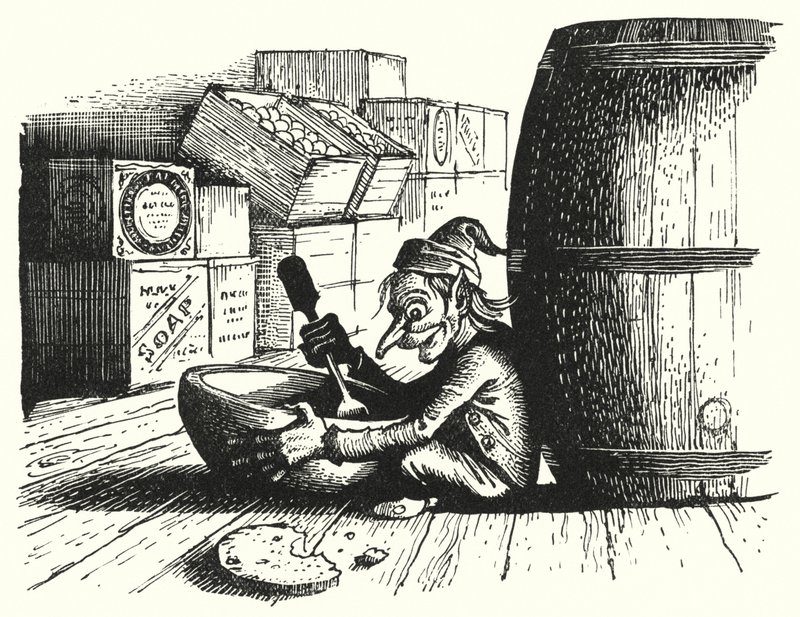 Hans Christian Andersen: Goblin a Huckster (litho) od Rex (after) Whistler