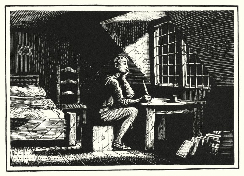 Hans Christian Andersen: Co viděl Měsíc (litho) od Rex (after) Whistler